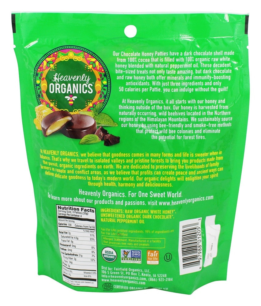 Heavenly Organics Mint Chocolate Honey Patties (6x4.66 OZ)-1