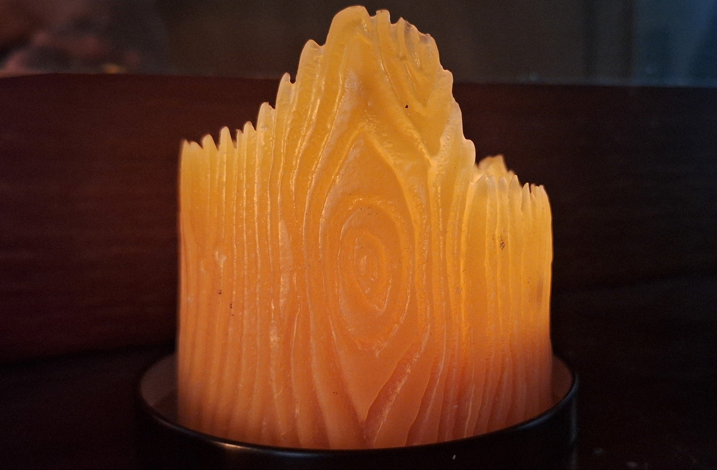 Log Pillar Candle ~100% pure beeswax