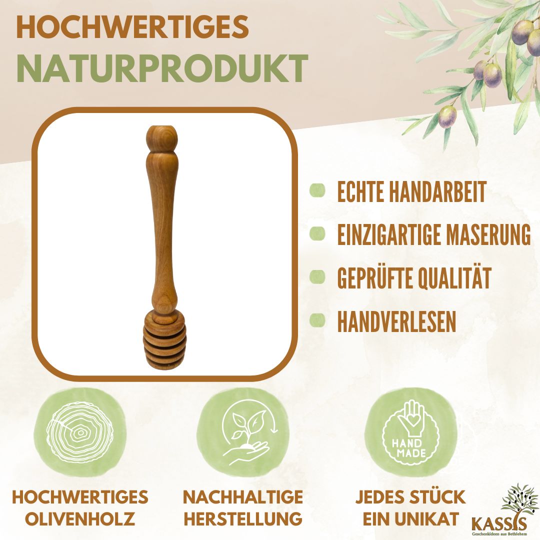 Olive Wood Honey Dippers