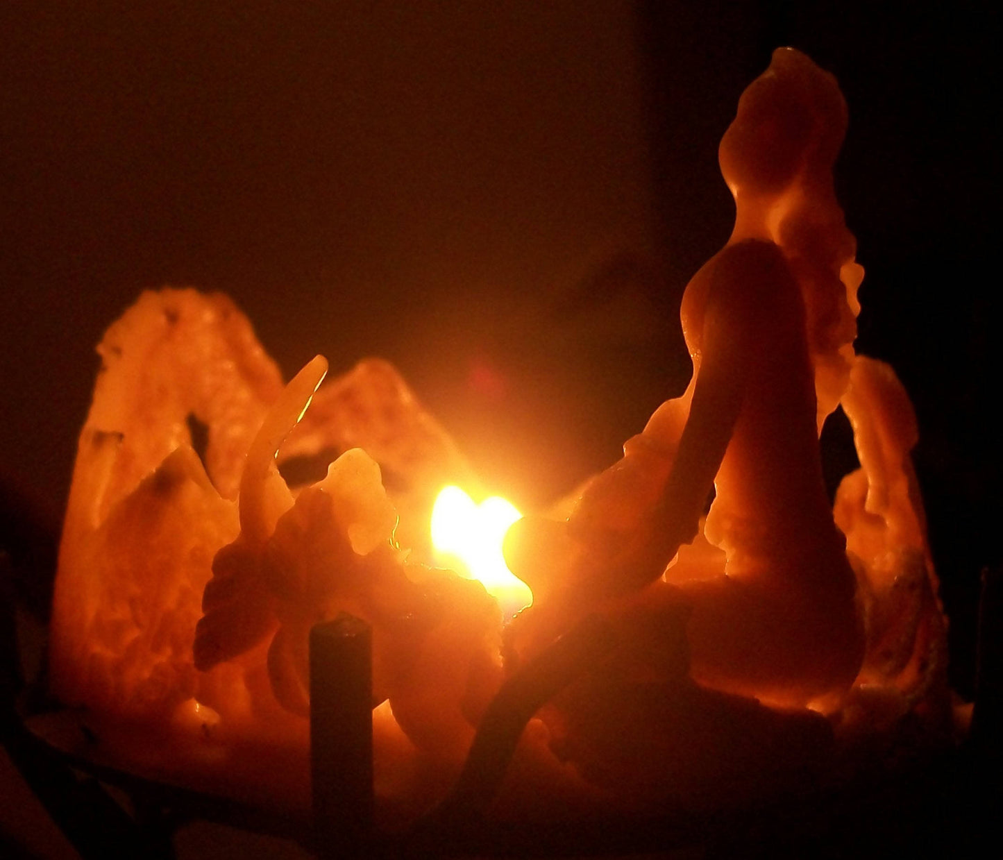 Fairy / Faerie Pillar Candle ~100% pure beeswax