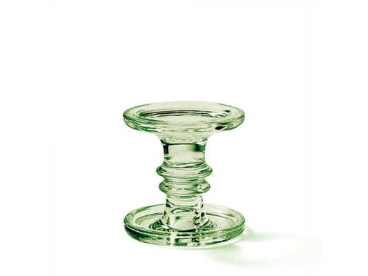 Ambiente glass candle holder -green