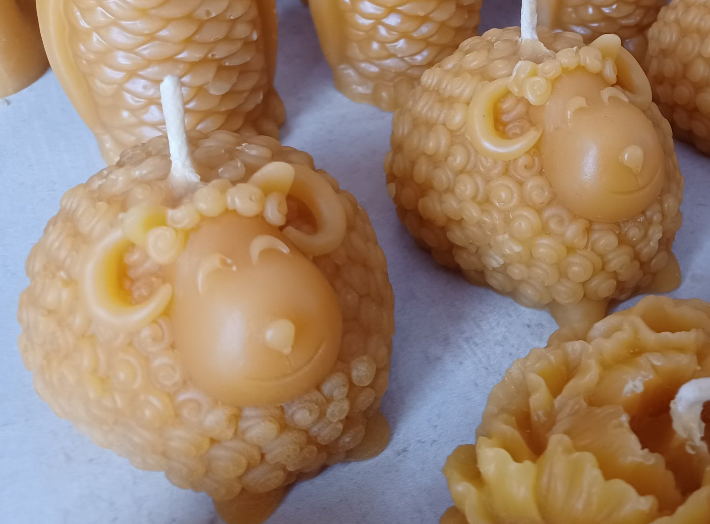 Sheep - Ram Candle ~100% pure beeswax