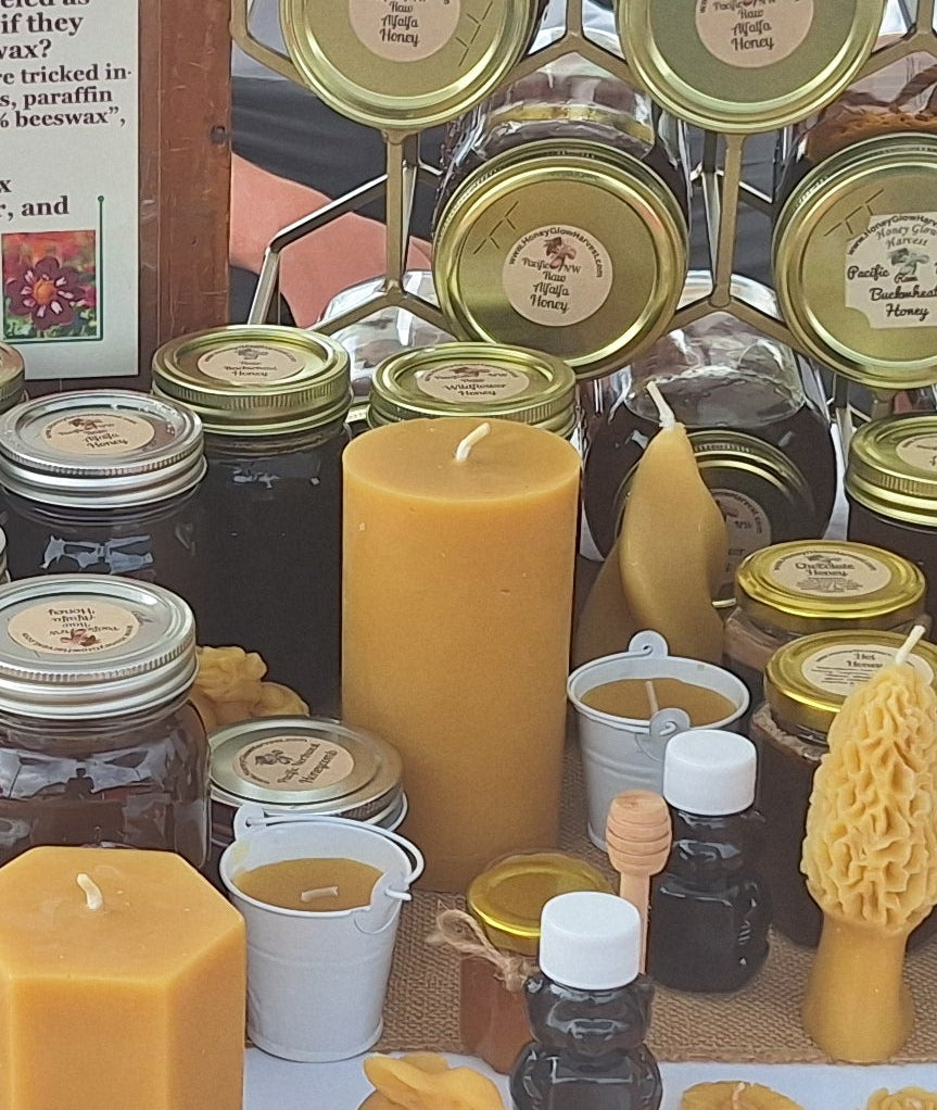 Traditional Pillar Candle -100% pure beeswax