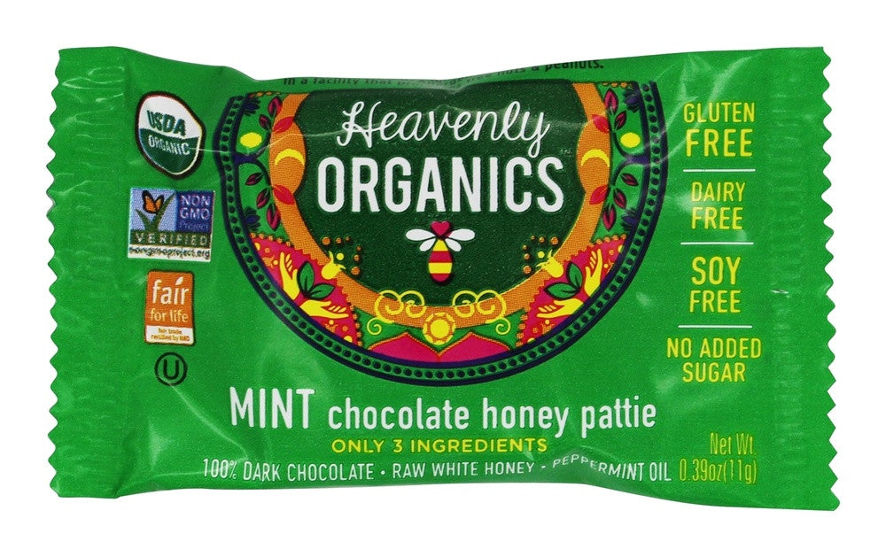 Heavenly Organics Mint Chocolate Honey Patties  (6x4.66 OZ)-2
