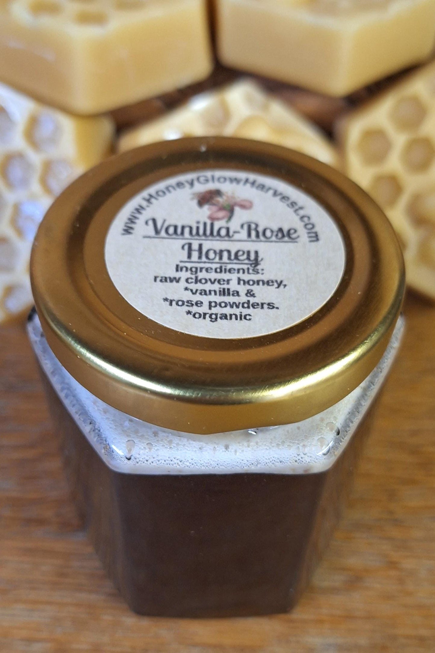 Raw *Vanilla-Rose* Honey