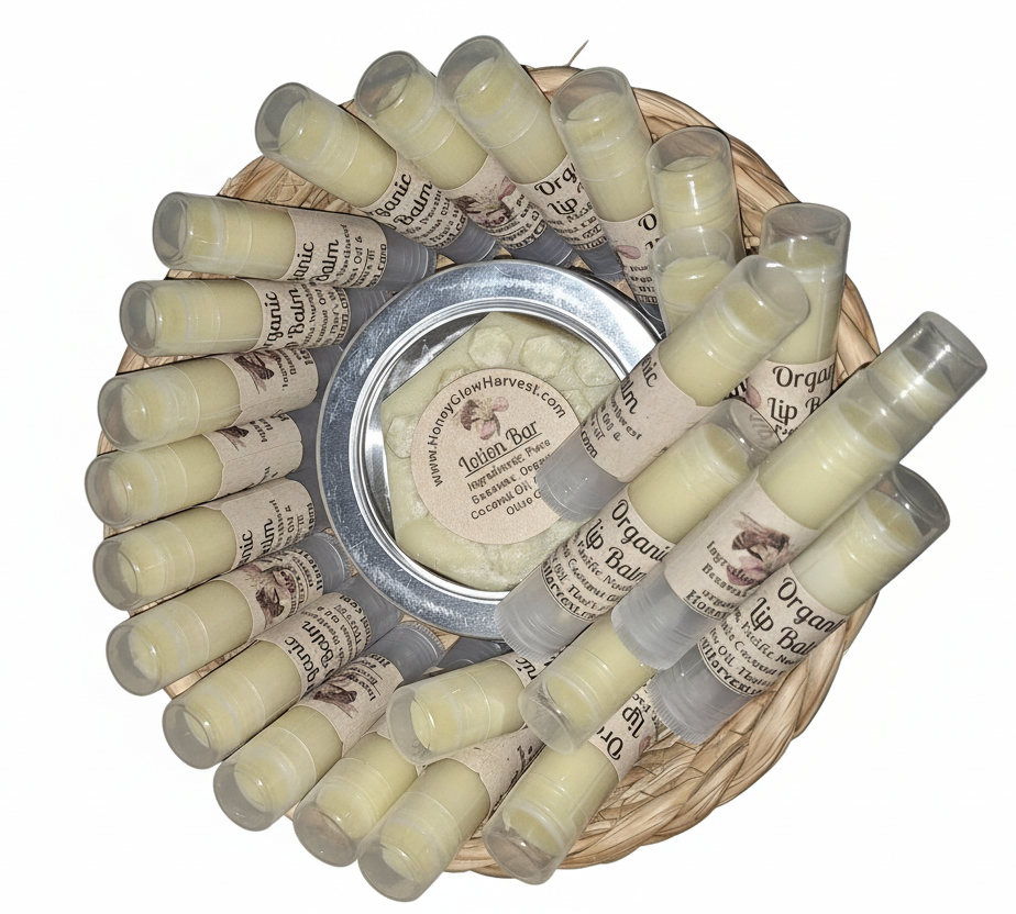 Organic Lotion Bar & Lip Balm set