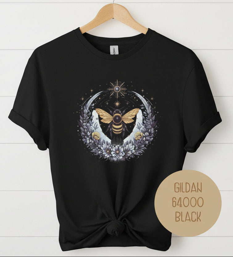 Floral Bee Shirt 100% cotton