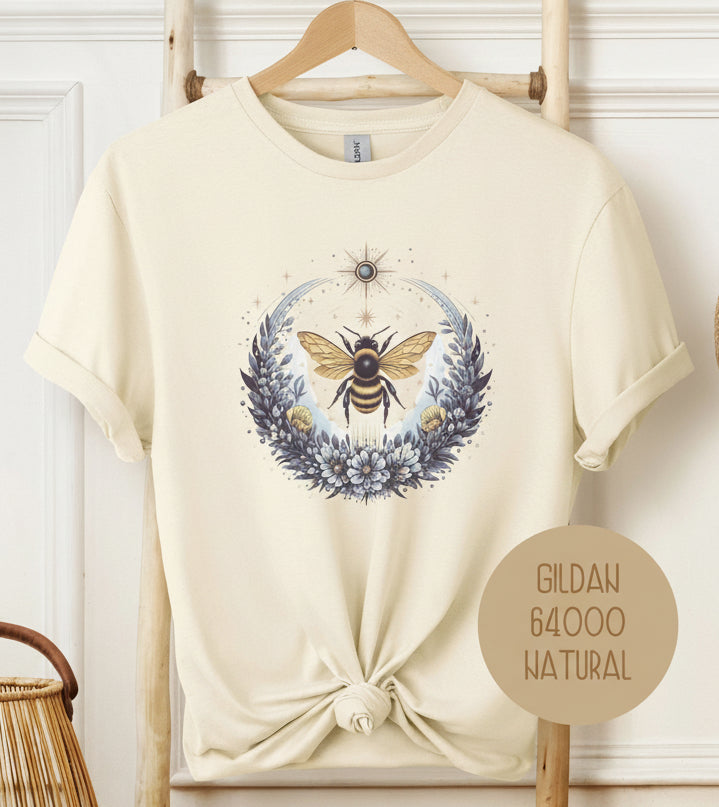 Floral Bee Shirt 100% cotton