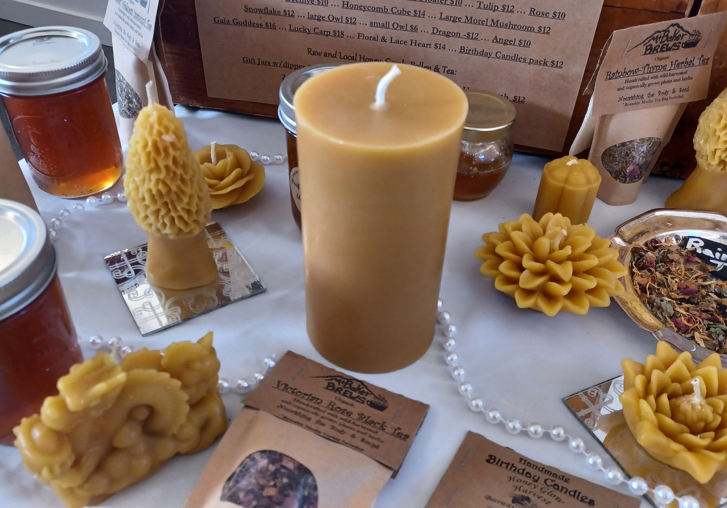 Angel Candle ~100% pure beeswax