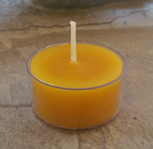 6 Tealights ~100% pure beeswax