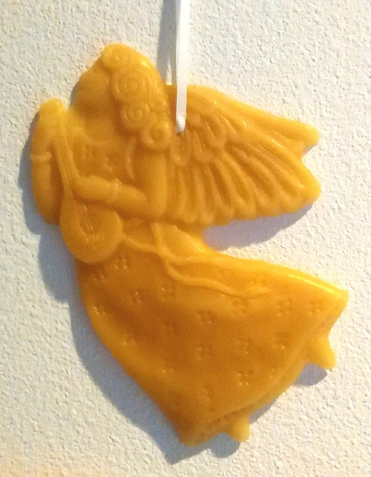 Angel Ornament / Wall Art ~100% pure beeswax