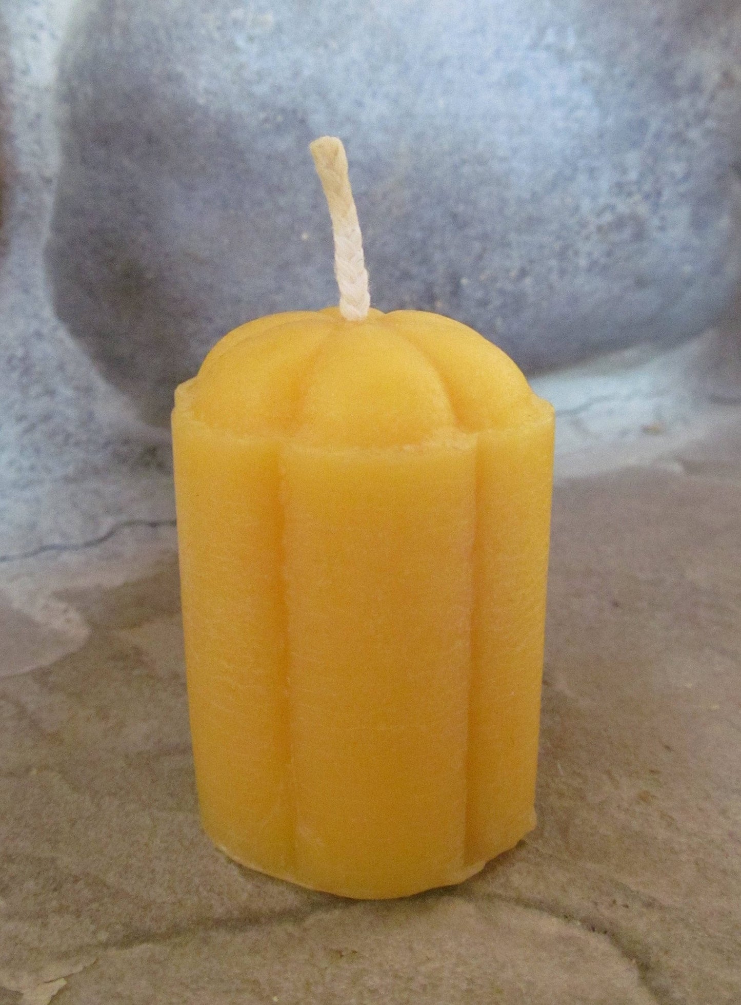 6 Scalloped Votives ~100% pure beeswax
