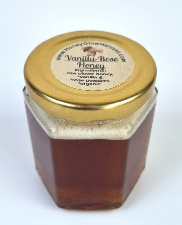 Raw *Vanilla-Rose* Honey